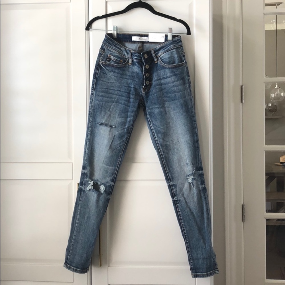 Kancan distressed jeans